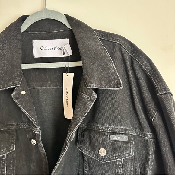 Calvin Klein Men’s Black Denim Jacket - Picture 2 of 7